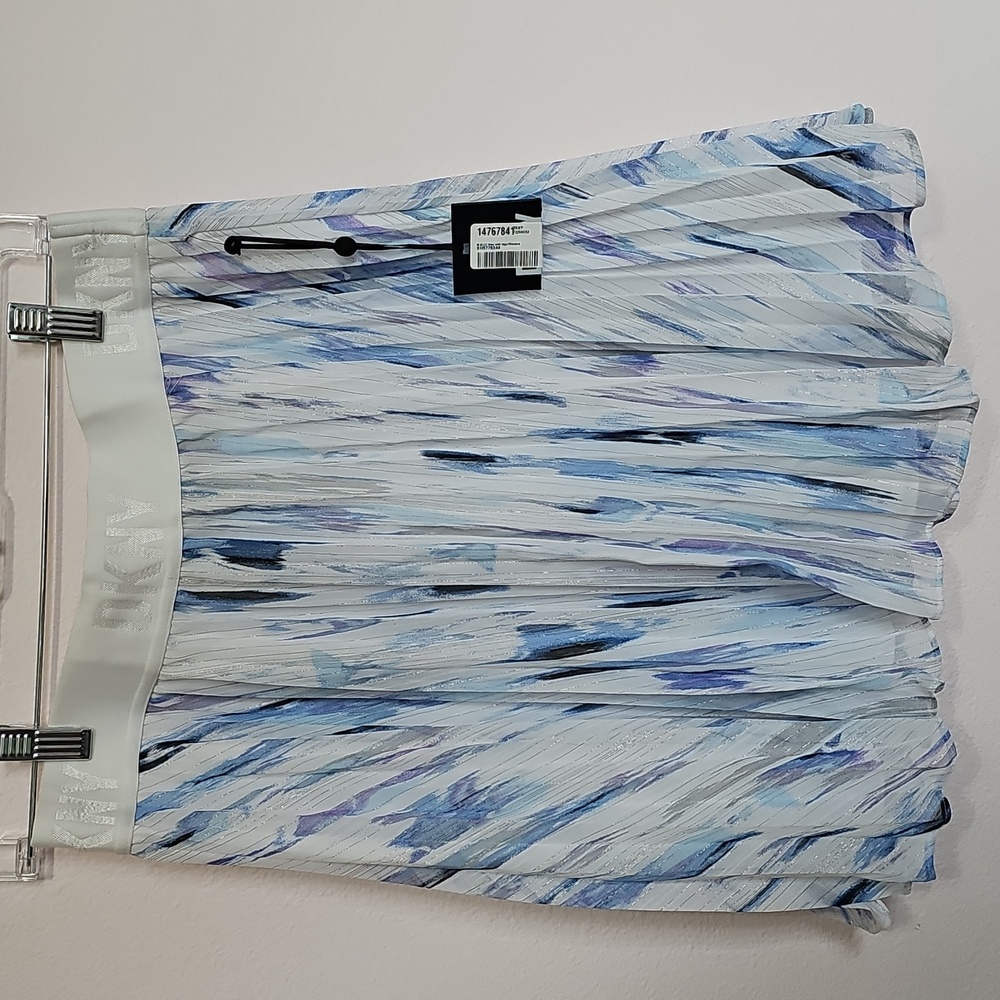 DKNY Blue White w/ Silver Skirt Size Med